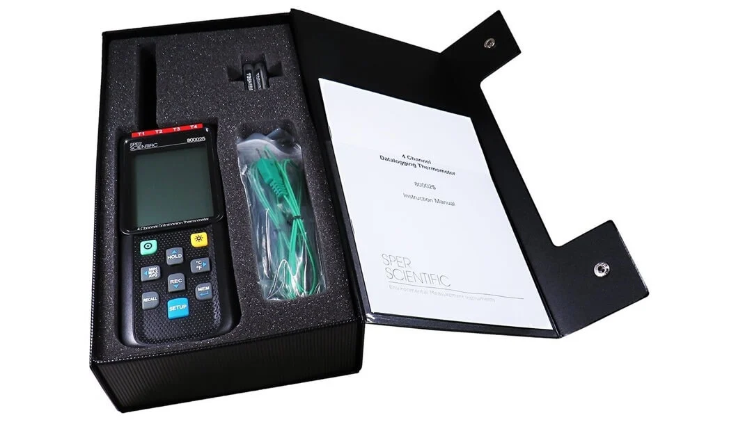Máy đo nhiệt độ Bluetooth Datalog 4 kênh 800025 - Sper Scientific - Ảnh 3 | Le Quoc Equipment