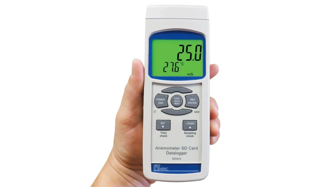 Máy đo gió và nhiệt độ Datalog 850023 - Sper Scientific - Ảnh 3 | Le Quoc Equipment
