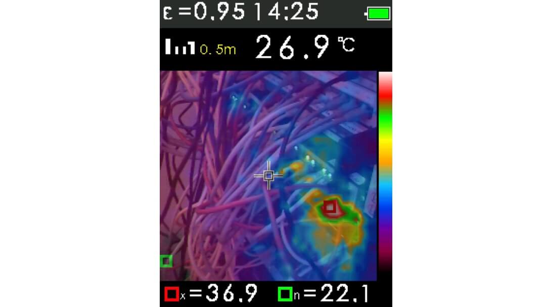 Camera nhiệt hồng ngoại FTI 300 GEO-Fennel - Blending - Rainbow high contrast.