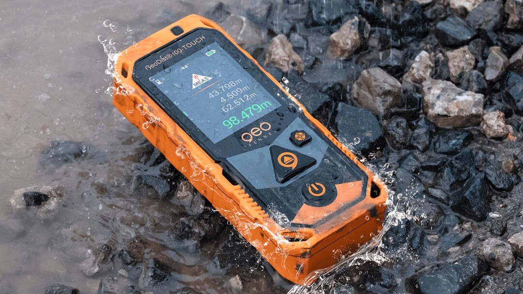 Thước đo khoảng cách 100m Geodist 100-Touch Geo-Fennel - Chống vô nước IP 65.
