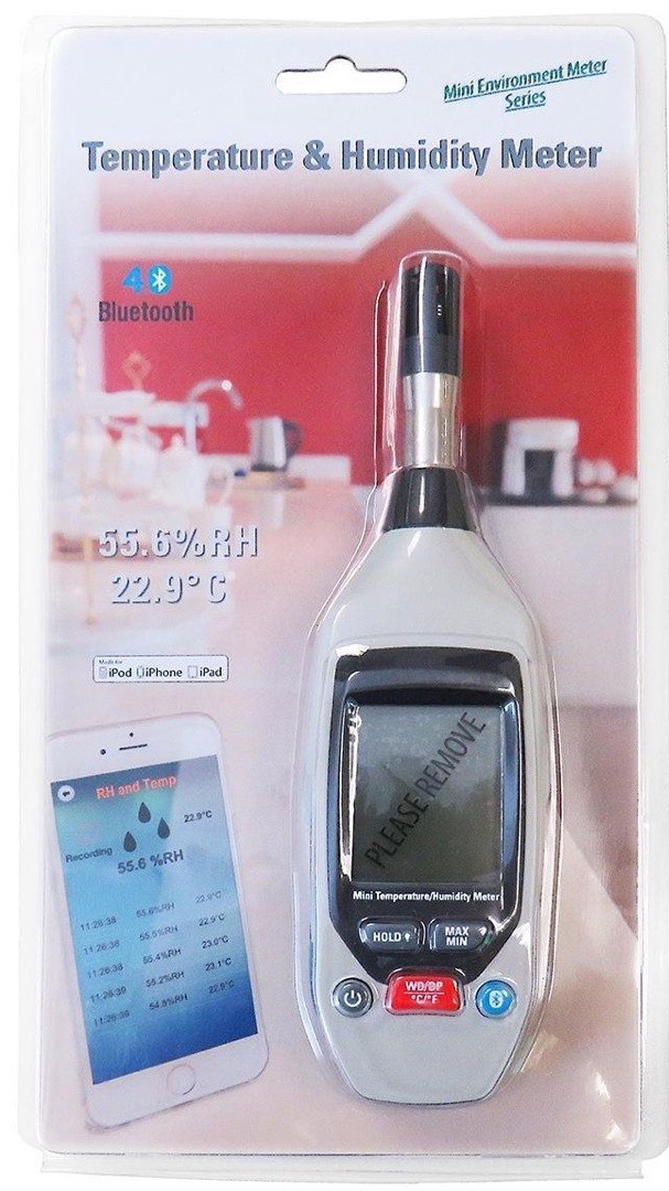 Nhiệt kế ẩm kế Bluetooth 800019 - Bộ máy - Sper Scientific.
