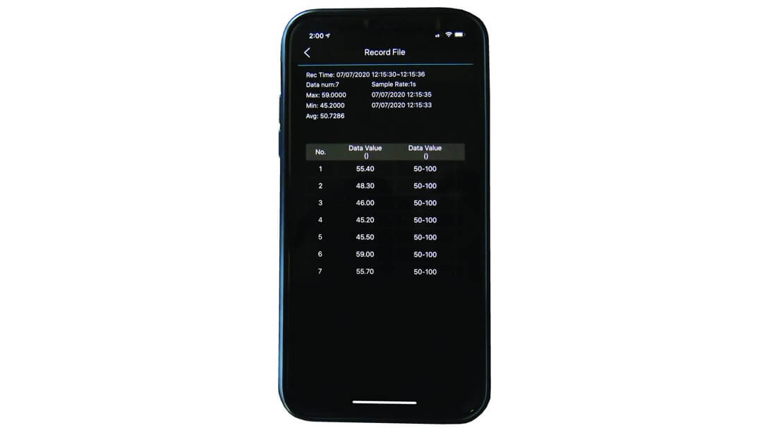 Nhiệt kế ẩm kế Bluetooth 800019 - Bluetooth với iOS, Android - Sper Scientific.